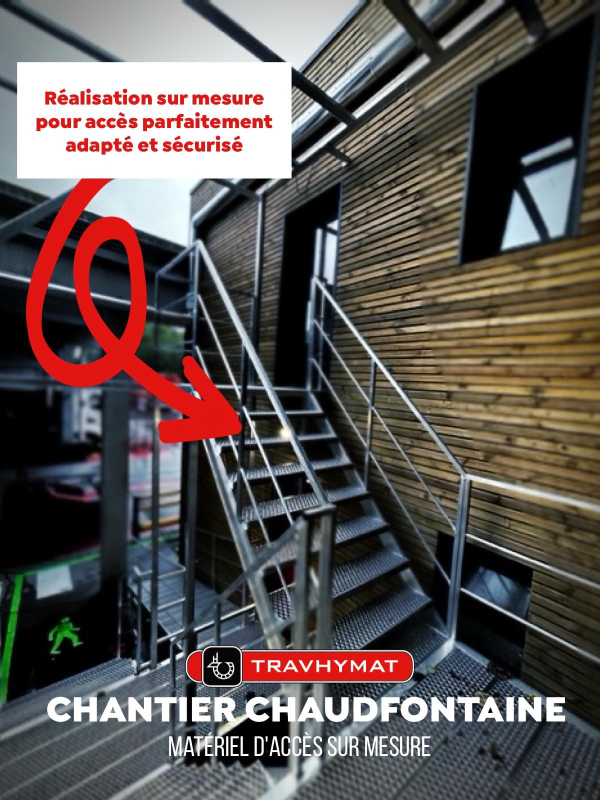 Travhymat Chantier Chaudfontaine Escalier sur mesure 3