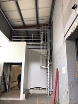 Echelle + garde corps amovible 2