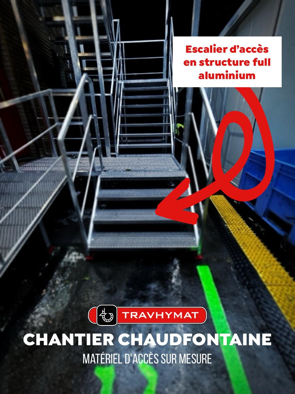 Travhymat Chantier Chaudfontaine Escalier sur mesure 2