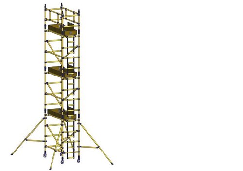 FIBRELIGHT - Echafaudage roulant isolant